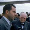 U.S. Vice President Richard Nixon with British Prime Minister Winston Churchill. Churchill would resign as Prime Minister in April at age 80 due to health issues.